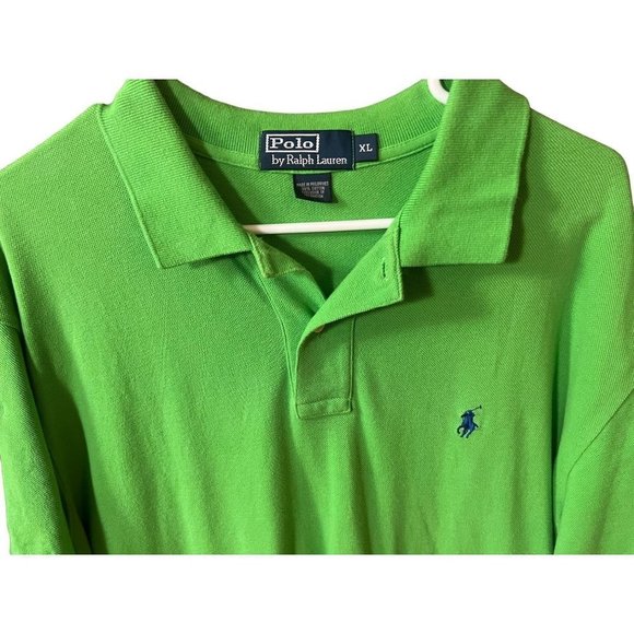 LAUREN Ralph Lauren Polo men's kelly green short sleeve polo shirt size XL - Picture 9 of 14
